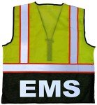 Reflective EMS Survivor Safety Vest - XXL to 3X
