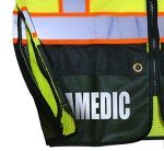 Paramedic Survivor Safety Vest, Reflective Yellow