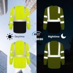 Hi Vis Class 3 Long Sleeve Safety Shirts