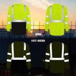 Men’s Class 3 High Visibility Long Sleeve Shirt