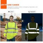 High Visibility Reflective Long Sleeve Safety Shirt