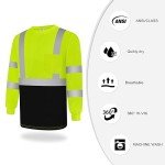 Men’s Class 3 High Visibility Long Sleeve Shirt
