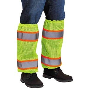 Lime Reflective Leg Gaiters - Ergodyne GloWear