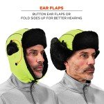 Ergodyne Lime Trapper Hat for Men, L/XL