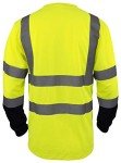 Hi Vis Reflective Safety T-Shirt - Lime/Orange