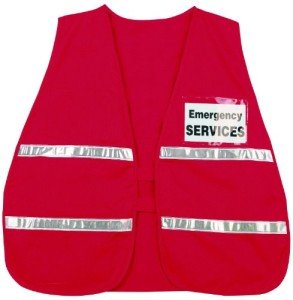 MCR Safety Red Reflective Incident Command Vest