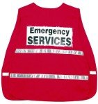 MCR Safety Red Reflective Incident Command Vest