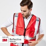 Salzmann Reflective Multi-Pocket Working Safety Vest