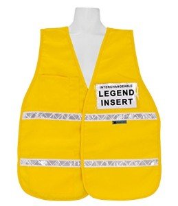 Yellow Incident Command Vest - Regular Size
