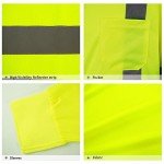 High Visibility Reflective Long Sleeve Safety Shirt