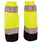 High-Visibility Mesh Leg Gaiters - Hi Vis Yellow/Green