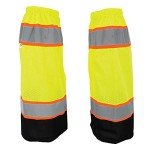 High-Visibility Mesh Leg Gaiters - Hi Vis Yellow/Green