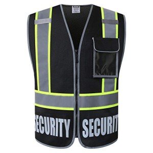 High Visibility Reflective Safety Vest with Pockets