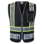 High Visibility Reflective Safety Vest with Pockets