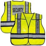 Lime Green High-Visibility Reflective Safety Vest