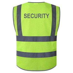 Hi-Vis Safety Vest with 9 Pockets, ANSI Compliant