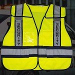 Lime Green High-Visibility Reflective Safety Vest