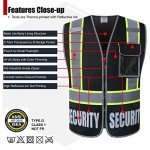 High Visibility Reflective Safety Vest with Pockets