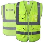 Hi-Vis Safety Vest with 9 Pockets, ANSI Compliant