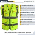 High Visibility Safety Vest with Reflective Strips