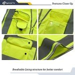 High Visibility Safety Vest with Reflective Strips