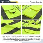 Hi-Vis Safety Vest with 9 Pockets, ANSI Compliant