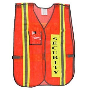 Neon Orange Reflective Safety Vest - One Size