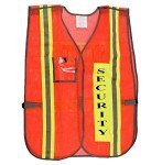 Neon Orange Reflective Safety Vest - One Size