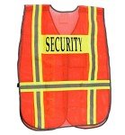 Neon Orange Reflective Safety Vest - One Size