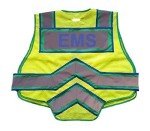 Ultrabright Reflective Safety EMS Vest - Green