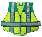 Ultrabright Reflective Safety EMS Vest - Green