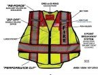 Ultrabright Reflective Safety EMS Vest - Green