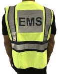 High Visibility Reflective Safety Vest - Yellow & Navy