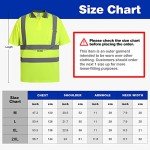 Hi-Vis Reflective Safety Polo Shirt, Yellow, L