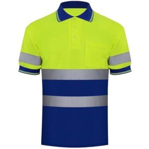 Hi-Vis Polo Shirt with Moisture Wicking Fabric