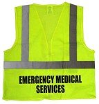 High Visibility EMS Safety Vest - Safety Green