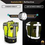 KwikSafety High Visibility Safety Vest with Pockets