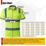 2 Pack High Visibility Safety Polo Shirts