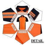 High Visibility Reflective Safety Polo Shirts