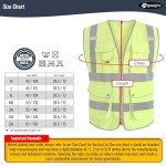 High Visibility Reflective Safety Vest - Large