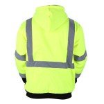High Visibility Reflective Fleece Hoodie for Men