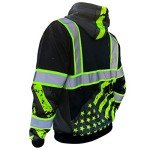 Hi-Vis Hoodie for Cold Weather Safety