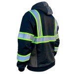 High Visibility Cold Weather Safety Hoodie - Black