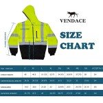 High Visibility Reflective Fleece Hoodie for Men