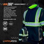 High Visibility Cold Weather Safety Hoodie - Black