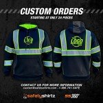 High Visibility Cold Weather Safety Hoodie - Black