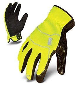 Hi-Visibility Yellow IRONCLAD Gloves for Men
