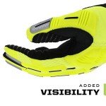 Hi-Viz Fluorescent Yellow Work Gloves - X-Large