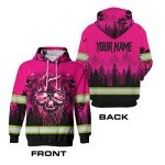 Hi-Vis Reflective Hoodie with Skull Design for All