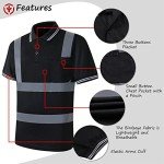 High Visibility Reflective Safety Polo Shirt for Work